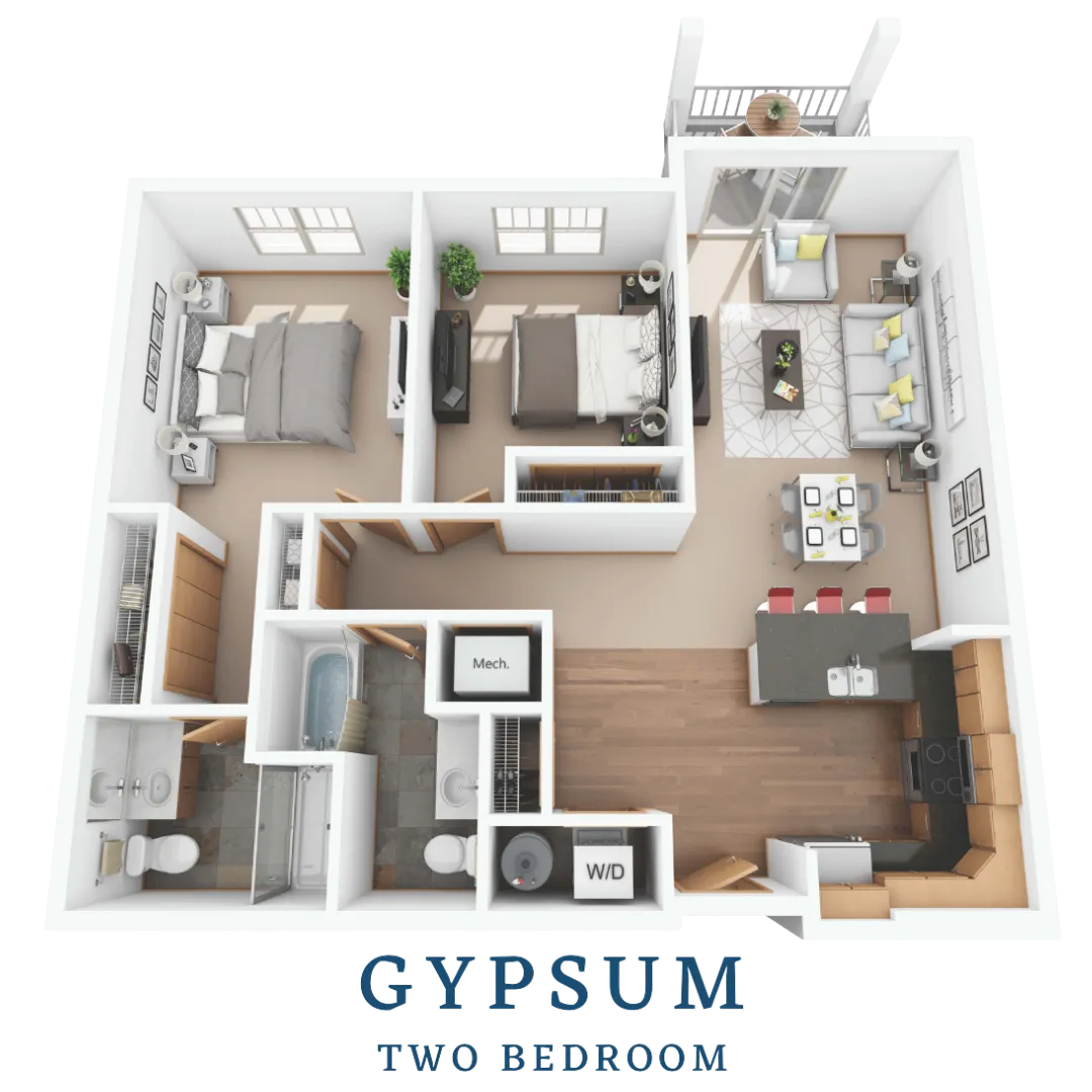 Gypsum - Two Bedroom