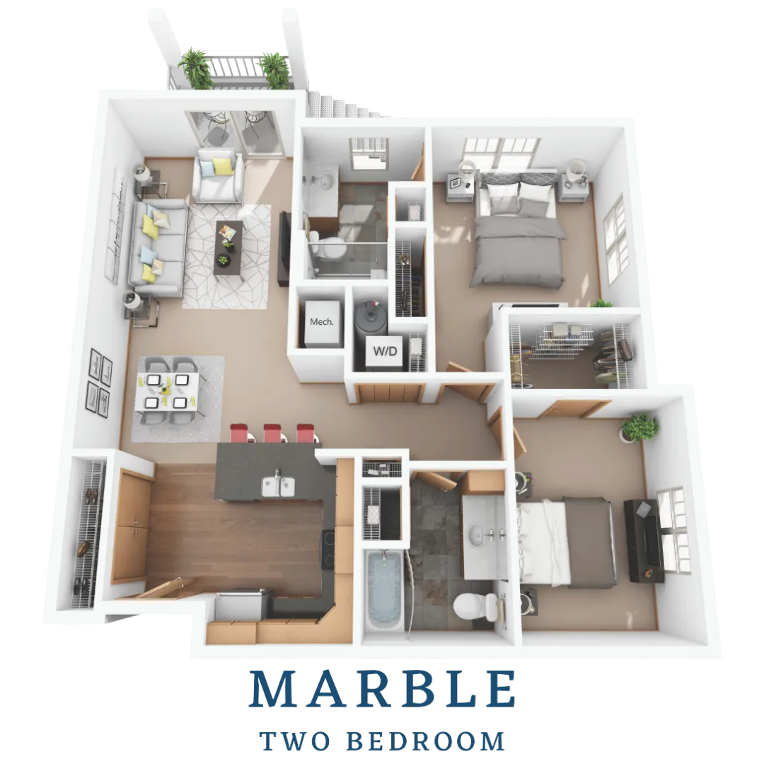 Marble - Two Bedroom