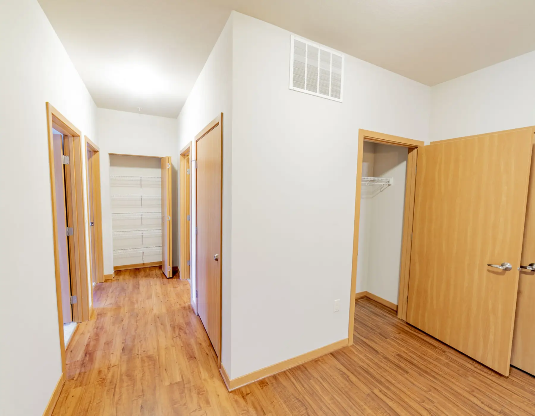 Apartment Hallway and Storage Area