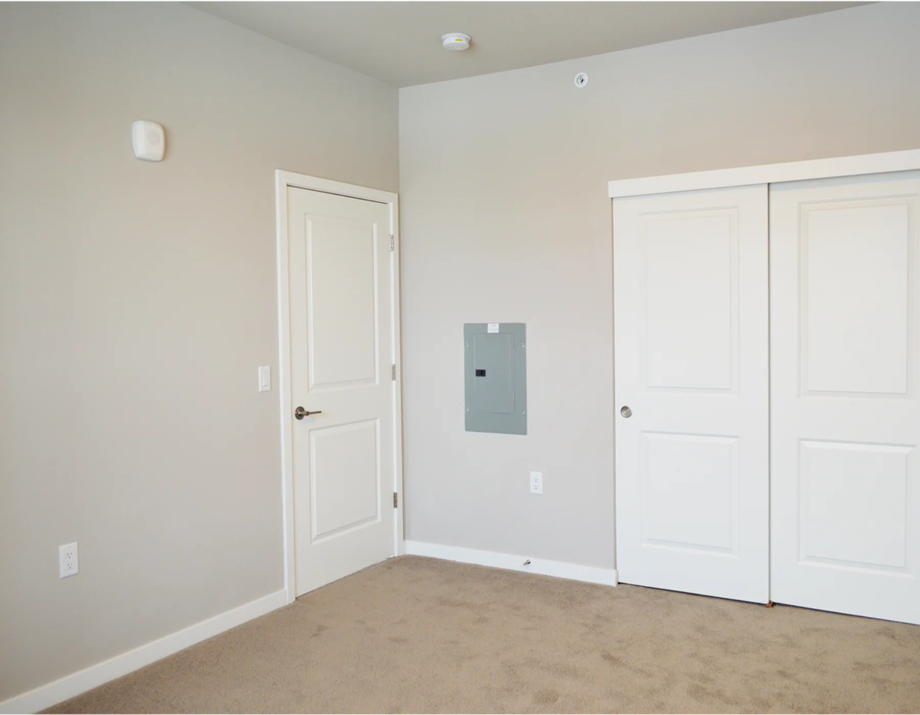 Contemporary Bedroom with Closet Space