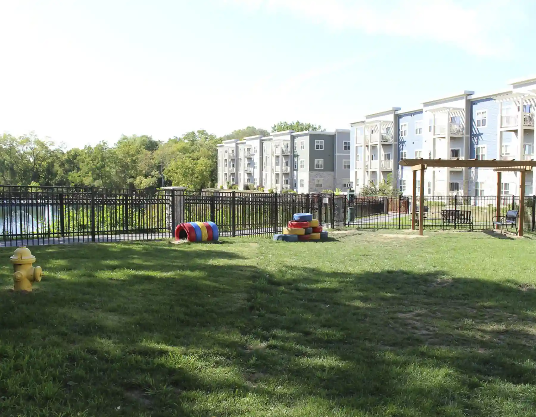 Green Space and Community Lawn at Mammoth Springs