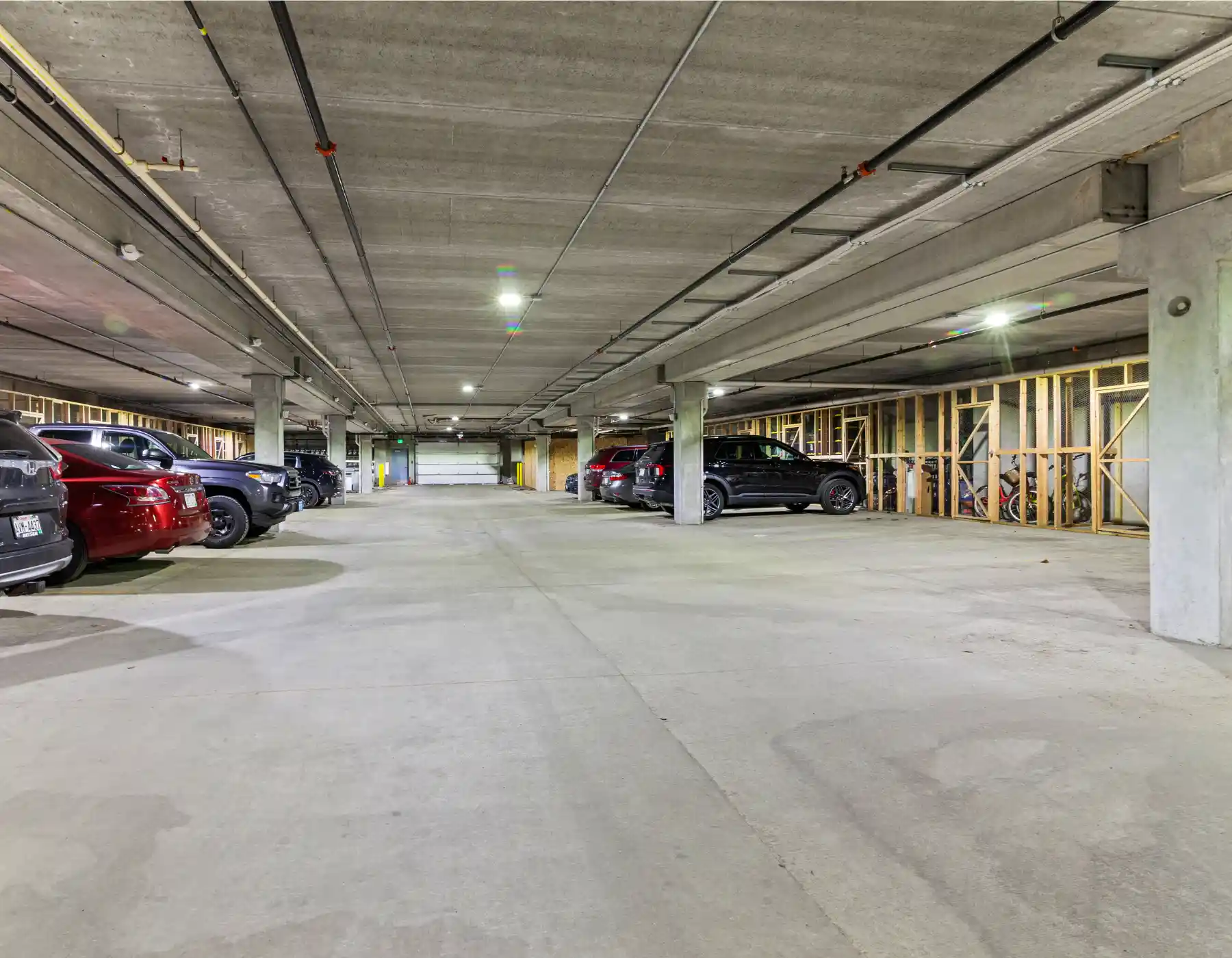 Heated Underground Parking at The Corners