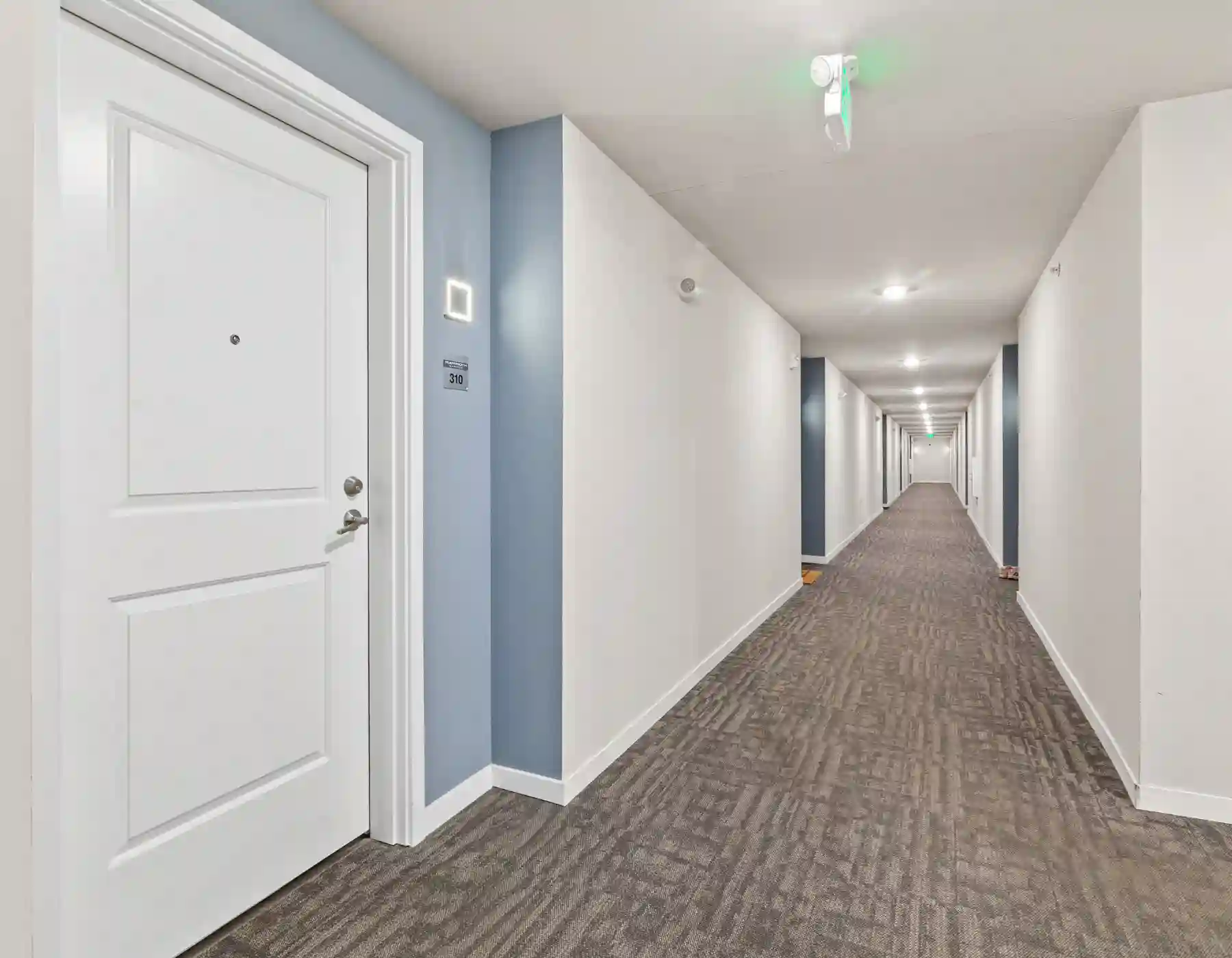 Luxury Apartment Hallway at The Corners