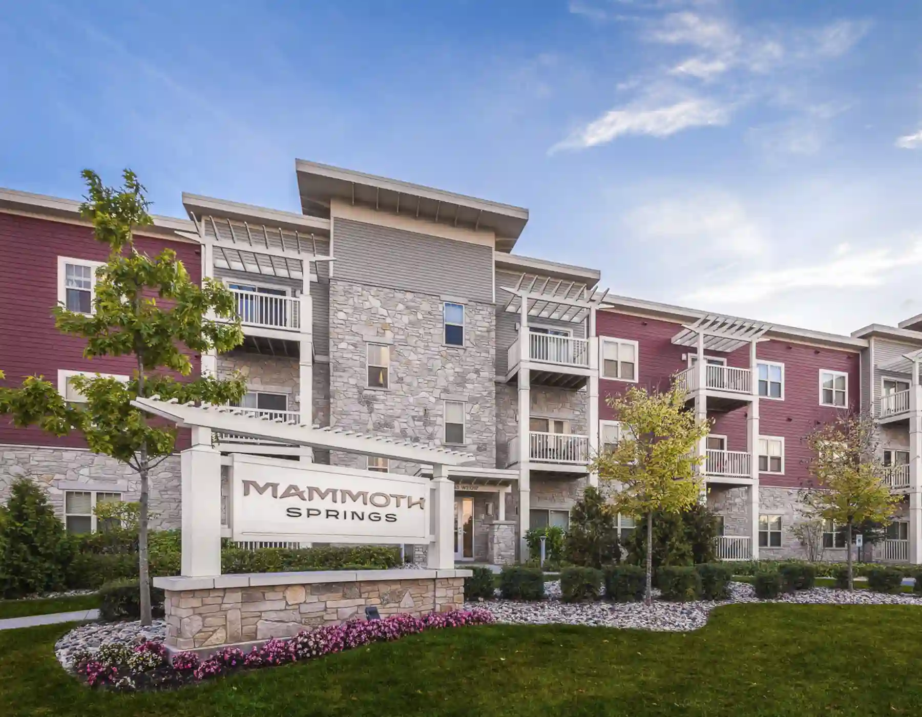 Modern Apartment Building at Mammoth Springs Sussex WI