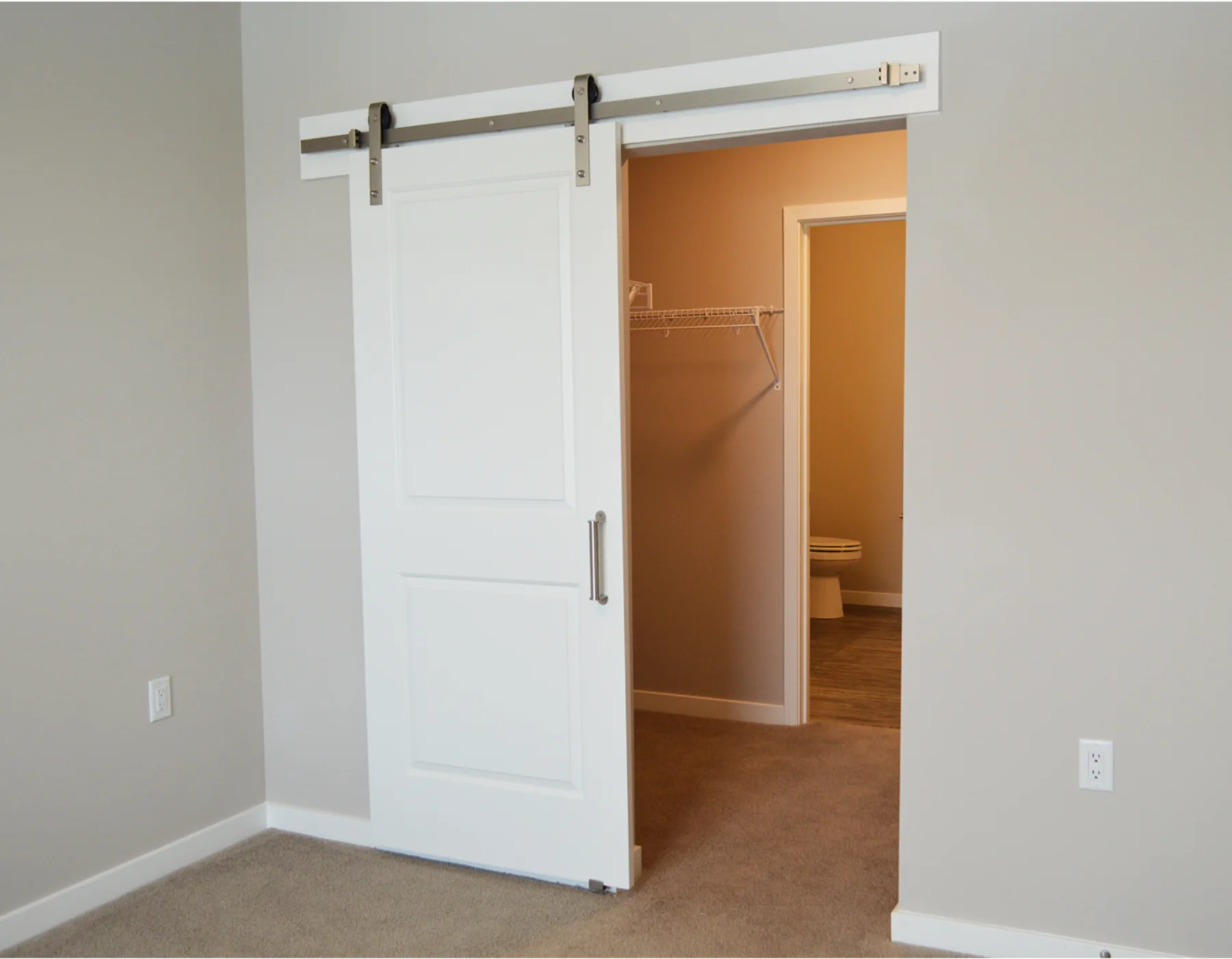 Modern Sliding Door Bedroom Design