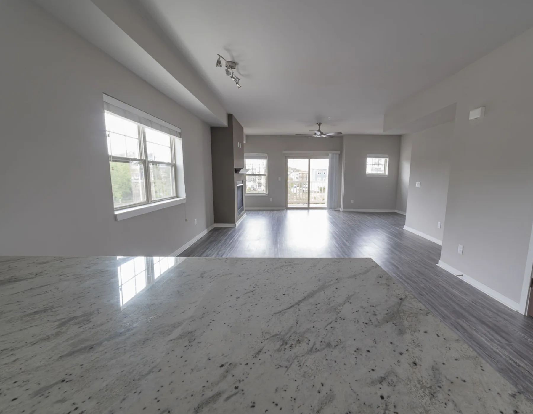 Open Living Room with Natural Light