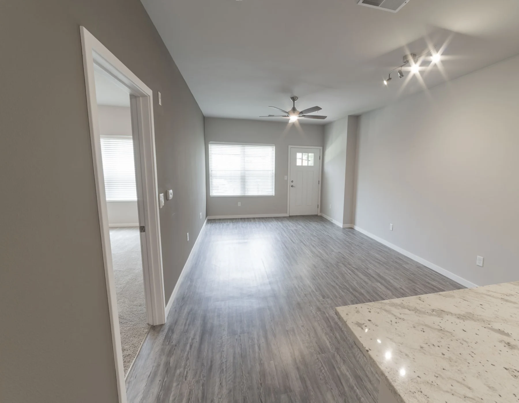 Open Plan Townhome Living Space