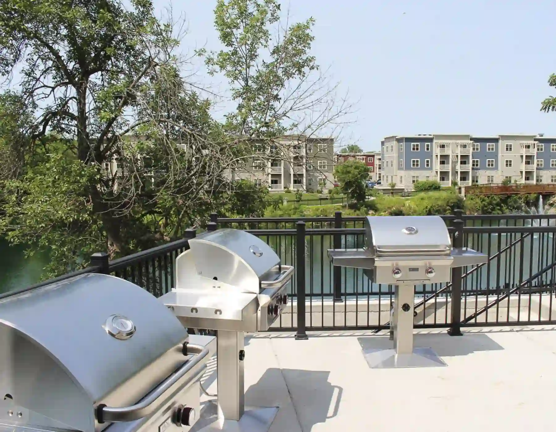 Outdoor Grilling and Patio Area