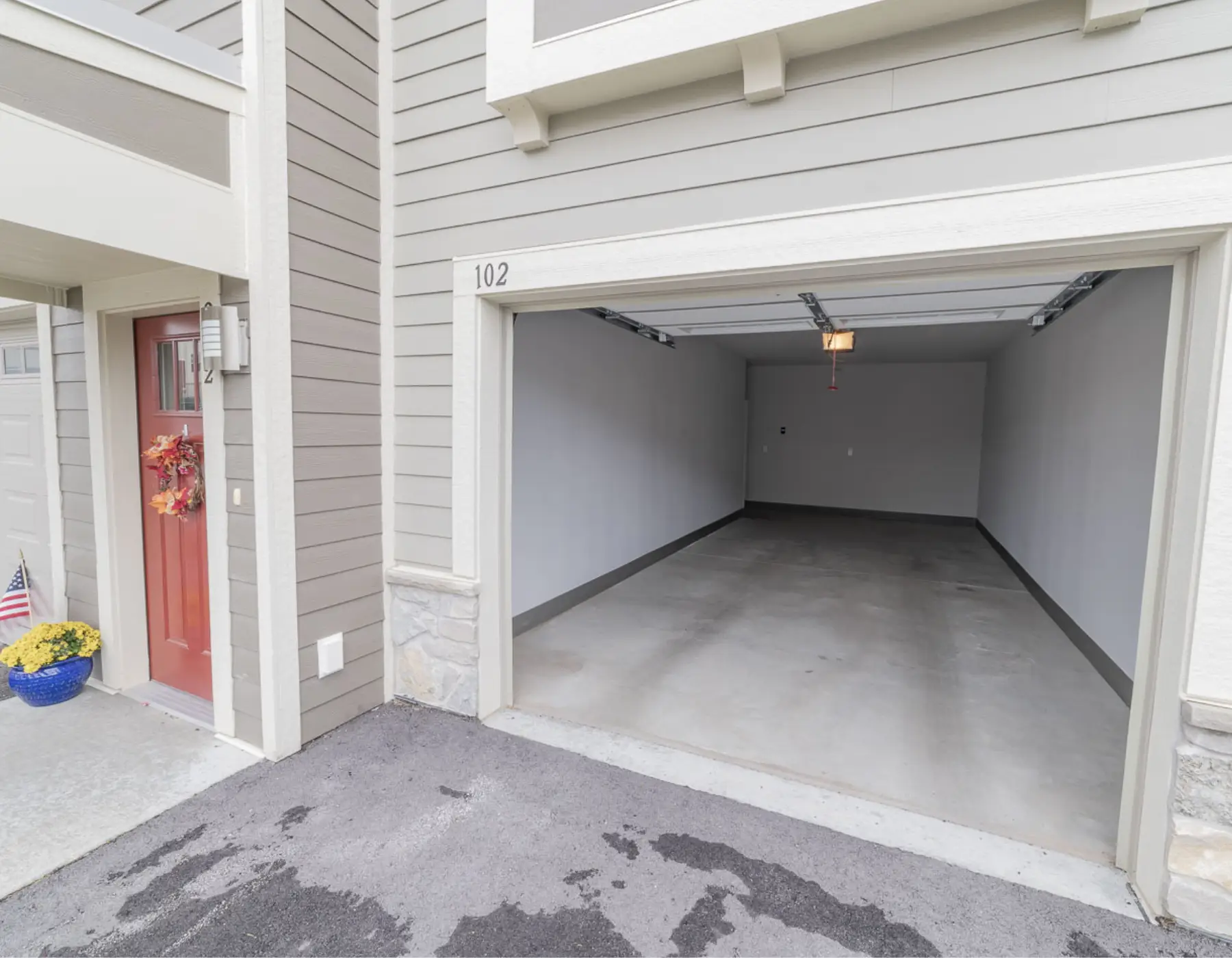 Private Garage at Mammoth Springs Townhomes