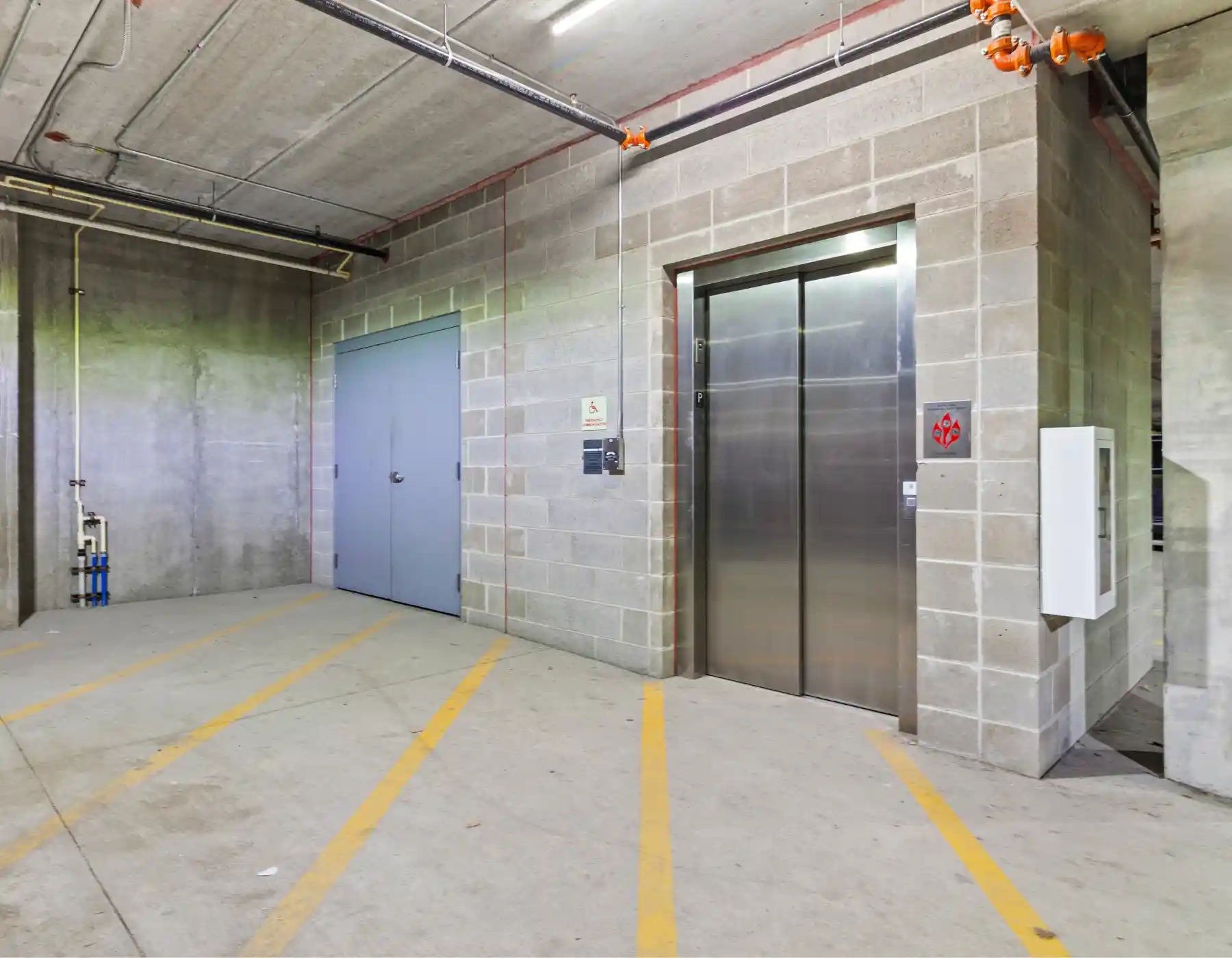 Private Underground Parking and Storage Area