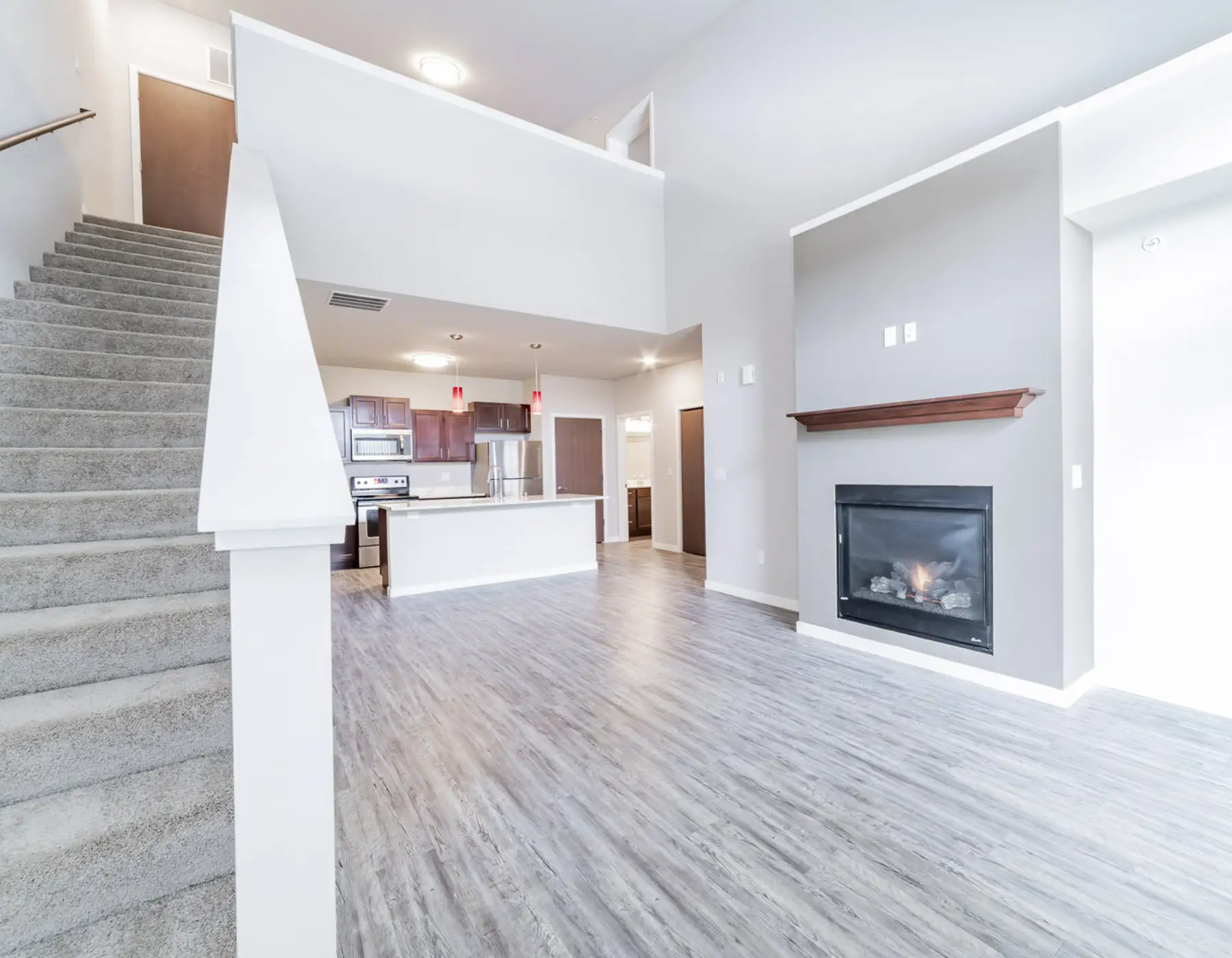 Spacious Open Concept Townhome Interior